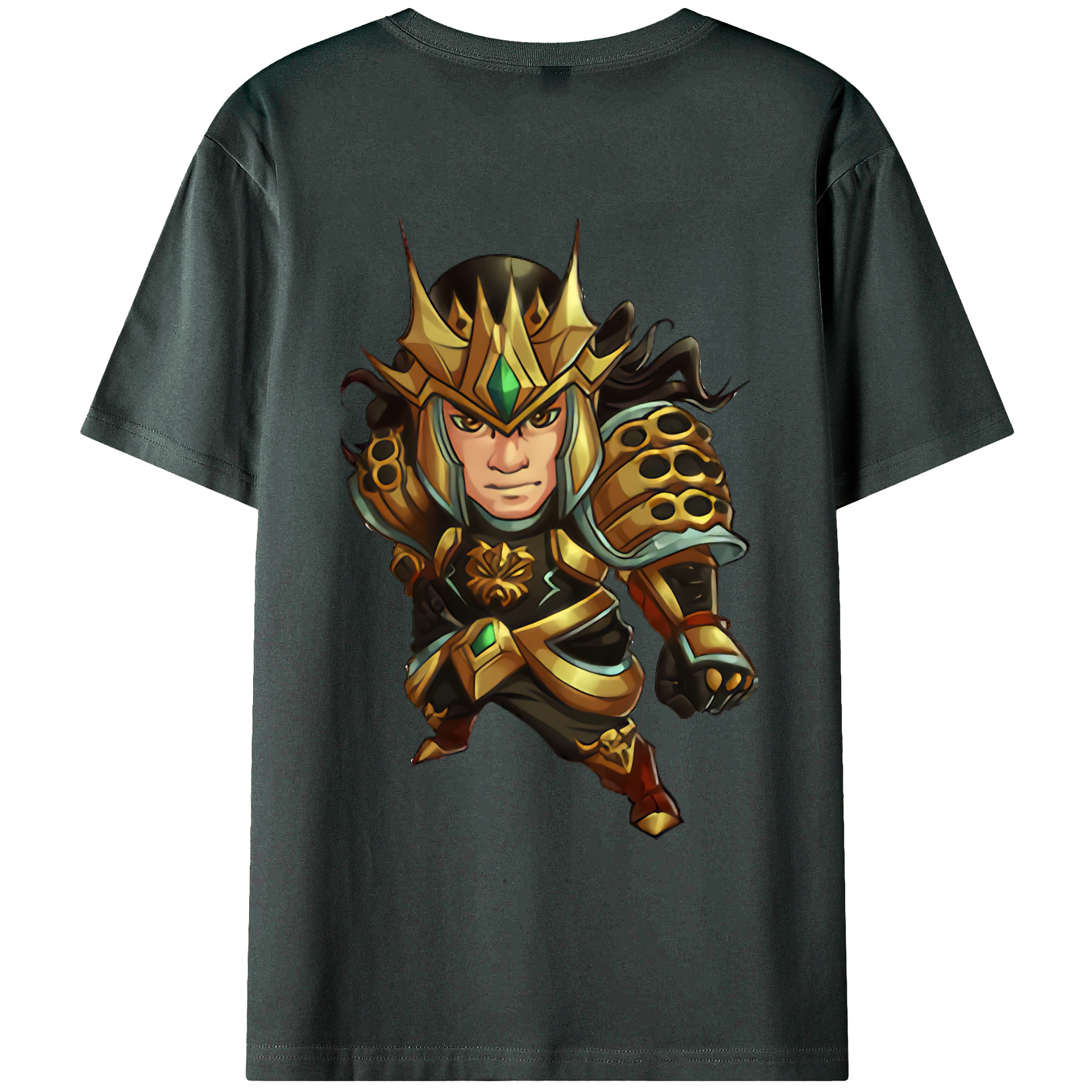 （画像用） リーグ・オブ・レジェンド League of Legends LOL 綿100％ メンズ半袖Tシャツ（バックプリント） 通気性